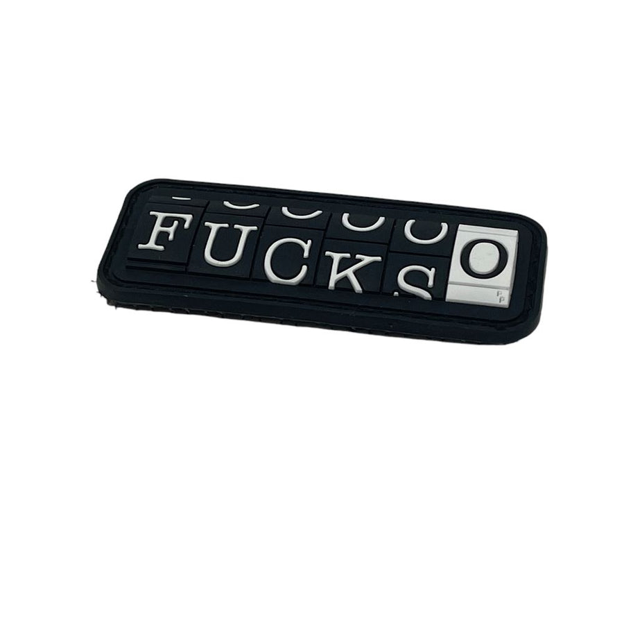 0 Fucks Patch + Sticker — alternate view 3