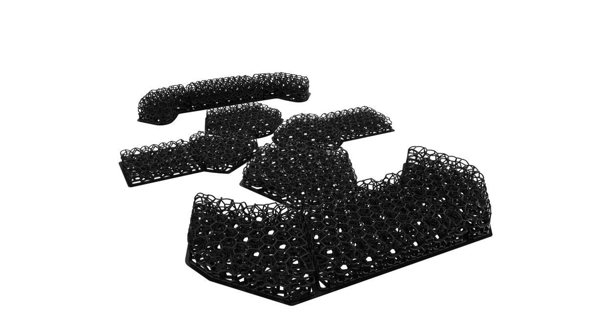 HHV Micro Lattice Helmet Pads (For ATE, FAST, MICH, ACH,ECH) — alternate view 4