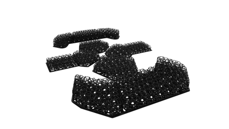 HHV Micro Lattice Helmet Pads (For ATE, FAST, MICH, ACH,ECH) — alternate view 4