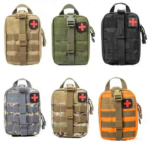 Ham Radio Go Bag with Tear-Away Velcro Back - Molle Compatible, Multi-Pocket Design for Radios, Cables, and Gear – Green — alternate view 3