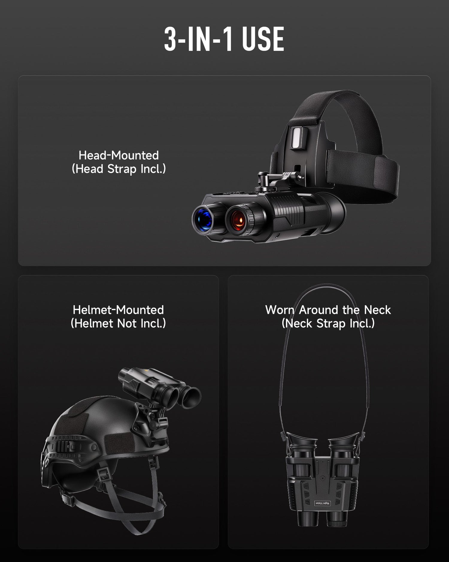 Head Mounted Night Vision Goggles — alternate view 8