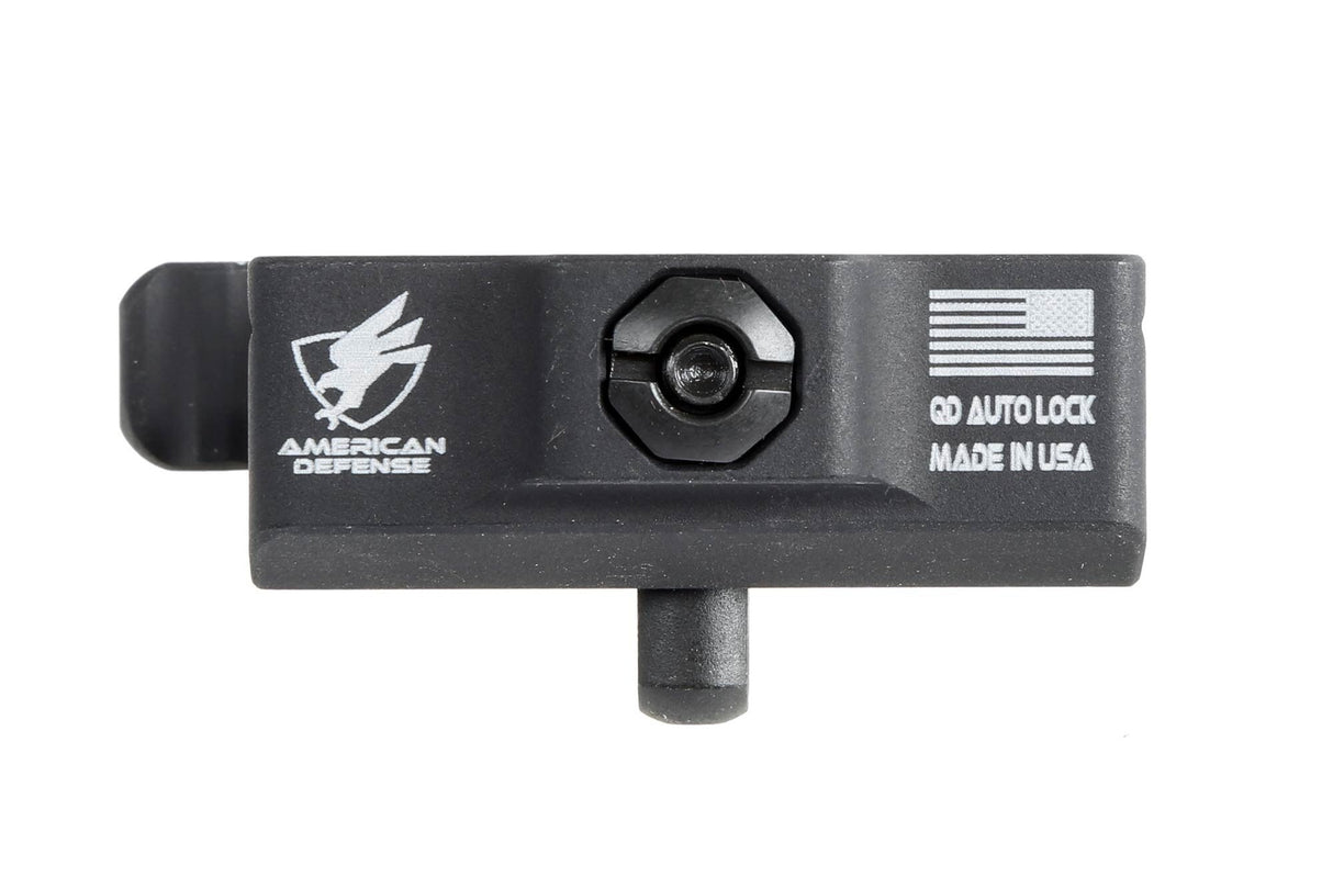 American Defense AD-BP Harris-Style Quick Detach Bipod Mount – Flat Dark Earth — alternate view 2