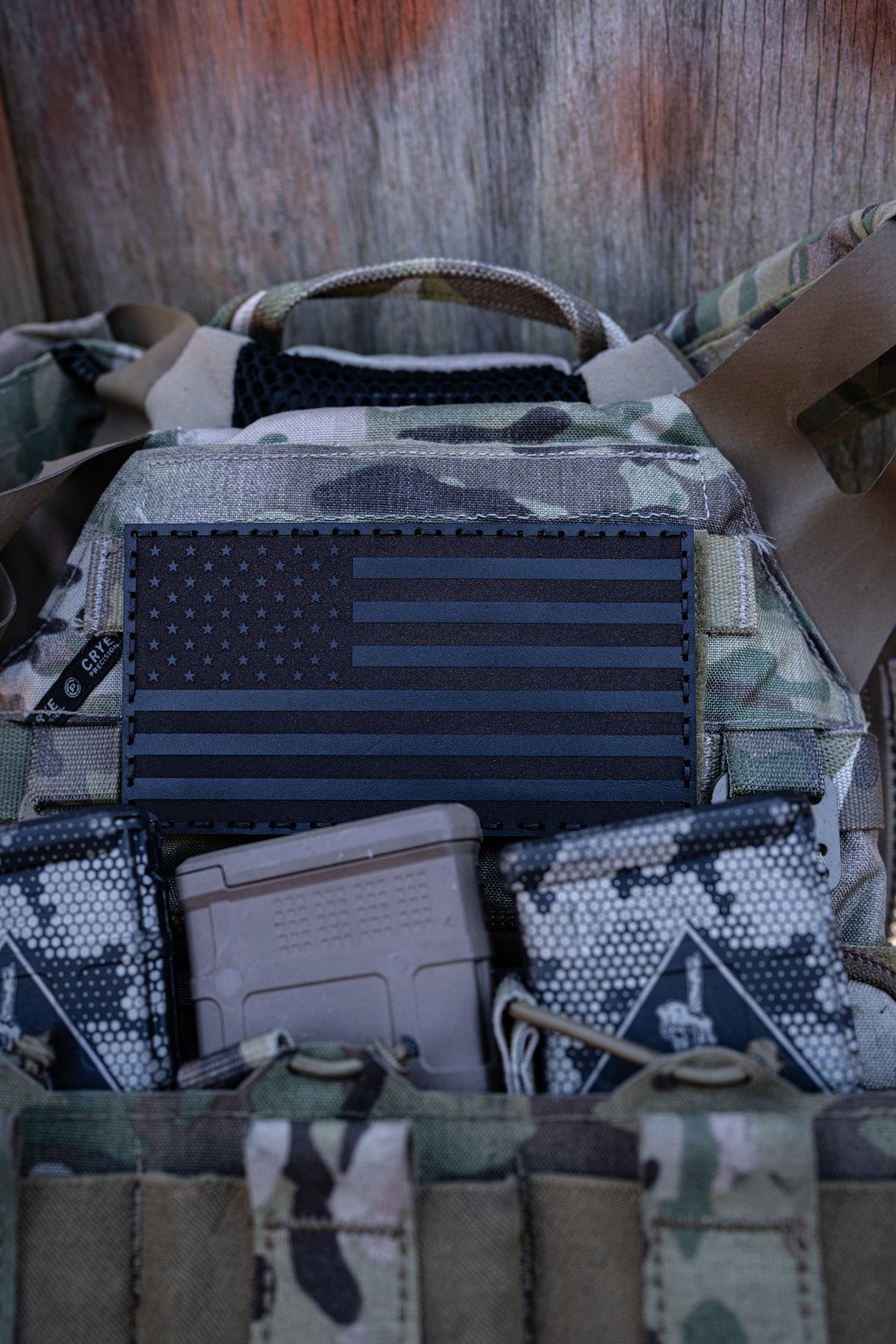 American Flag Leather Patch – 5.5x3" — alternate view 8
