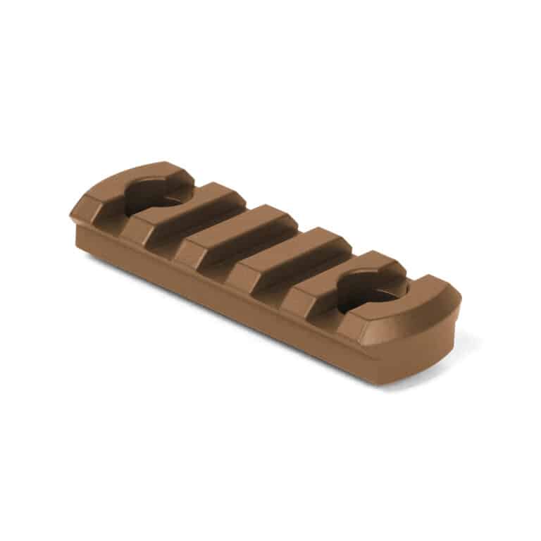 M-LOK Rail Section - 5 or 7 Slots - Made in USA - 10 Colors Available – Tungsten — alternate view 18