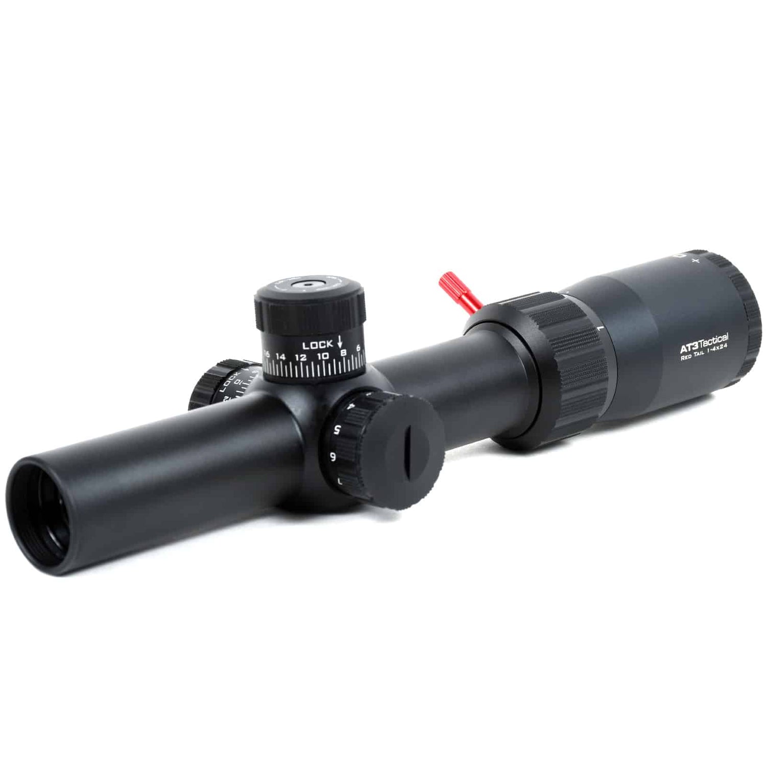Red Tail™ Rifle Scope with Locking Caps – 1-4x or 1-6x Magnification – 5.56 Illuminated BDC Reticle — alternate view 6