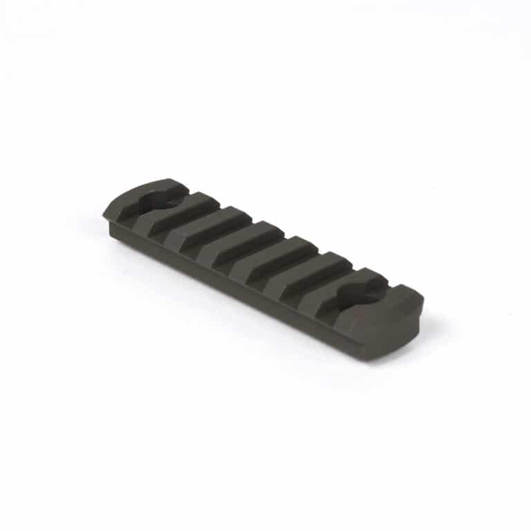M-LOK Rail Section - 5 or 7 Slots - Made in USA - 10 Colors Available – Grey — alternate view 8