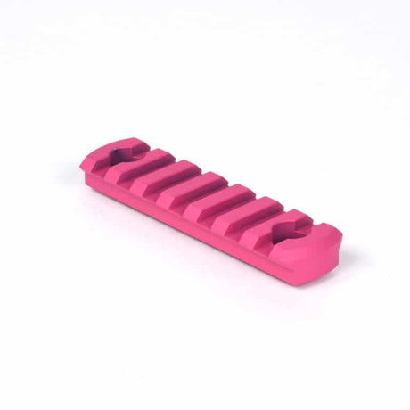 M-LOK Rail Section - 5 or 7 Slots - Made in USA - 10 Colors Available – Red — alternate view 12