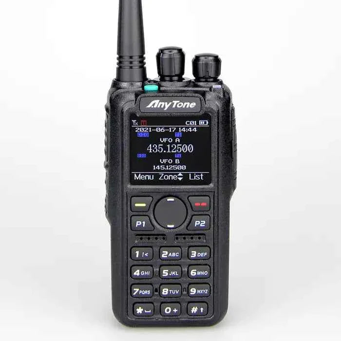 Anytone At-D878uvii Plus Cyfrowe Radio DMR Dwupasmowe Ręczne Komercyjne z Funkcjami Szyfrowania