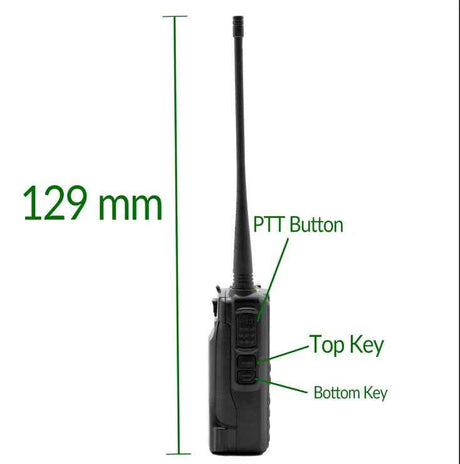 Anytone At-D878uvii Plus Digital Dmr Dual-Band Handheld Commercial Radio with Encryption Capabilities — alternate view 2