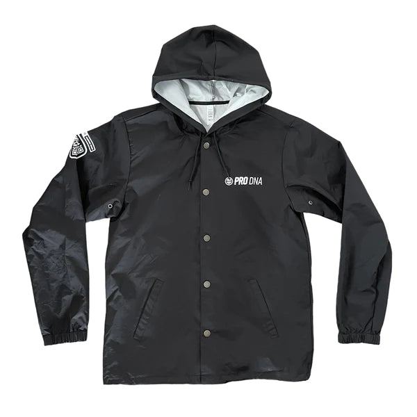 Anorak Coaches Rain Jacket - Black Pro Dna – SM