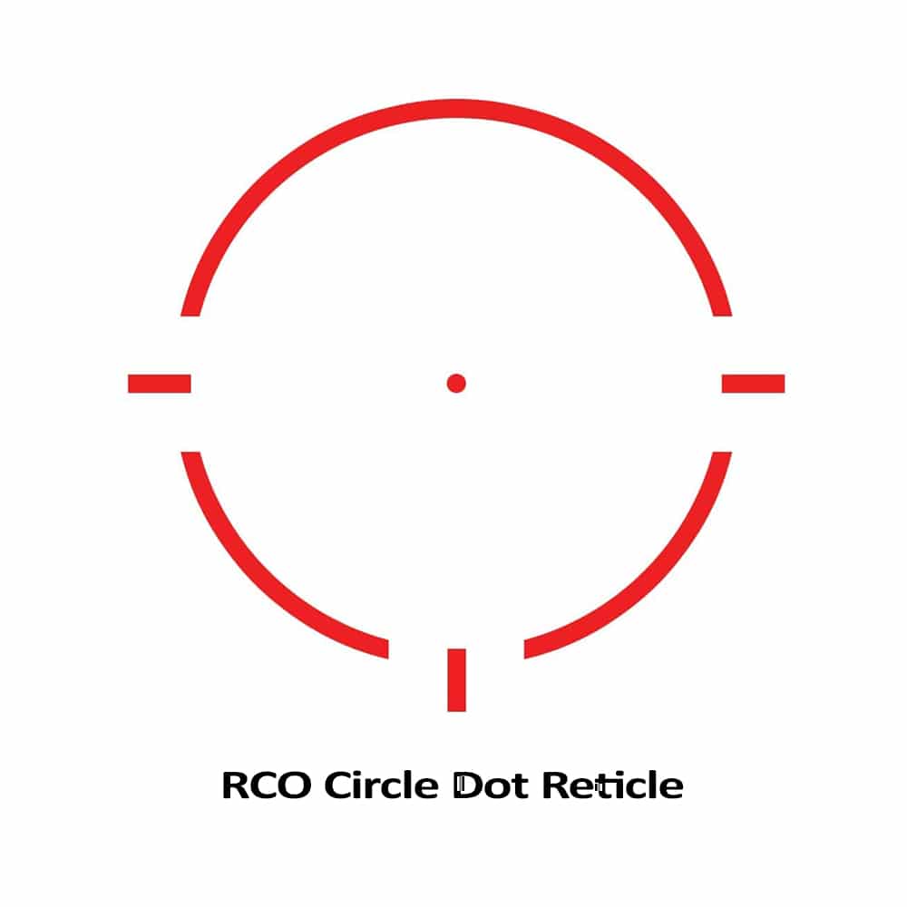 RCO™ Red Dot Sight with Circle Dot Reticle and Variable Riser Mounts — alternate view 2