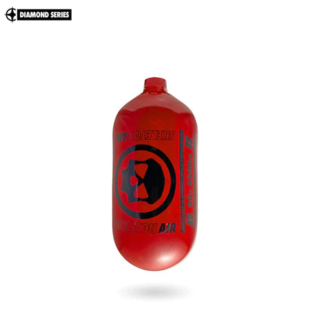 "Diamond Series" Skeleton Air Hyperlight Air Tank 80ci (Bottle Only) – Red / Black — alternate view 4