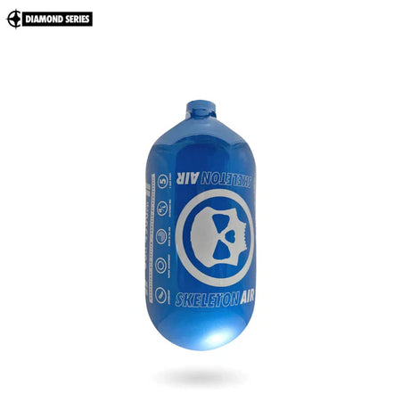 "Diamond Series" Skeleton Air Hyperlight Air Tank 80ci (Bottle Only) – Blue / Silver — alternate view 3