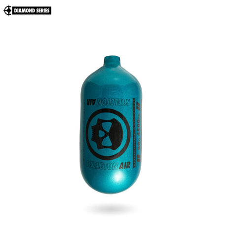 "Diamond Series" Skeleton Air Hyperlight Air Tank 80ci (Bottle Only) – Aqua / Black — alternate view 8