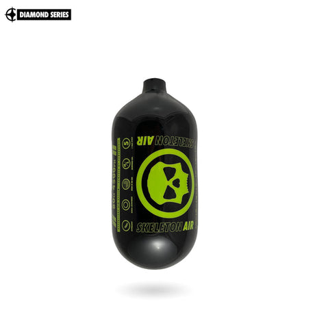 "Diamond Series" Skeleton Air Hyperlight Air Tank 80ci (Bottle Only) – Black / Volt — alternate view 12