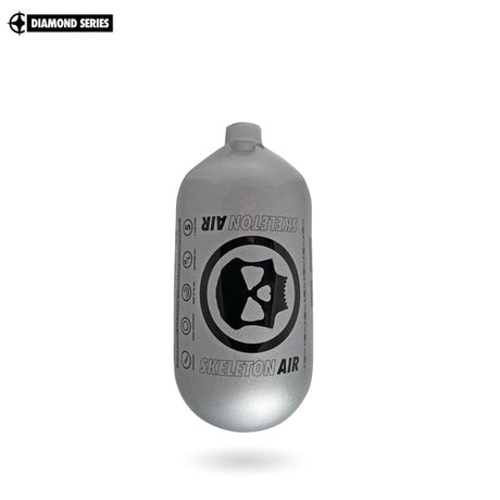"Diamond Series" Skeleton Air Hyperlight Air Tank 80ci (Bottle Only) – Silver / Black — alternate view 2