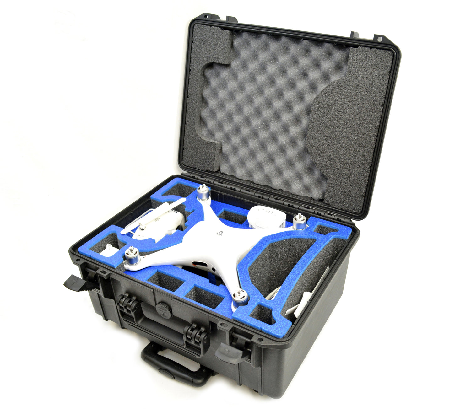 DJI Phantom 4 Pro Plus Blue Topguard Custom Foam Doro Case — alternate view 7