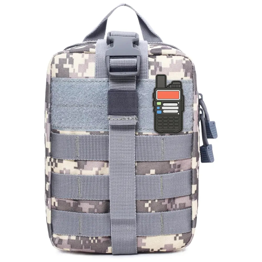 Ham Radio Go Bag with Tear-Away Velcro Back - Molle Compatible, Multi-Pocket Design for Radios, Cables, and Gear — alternate view 9