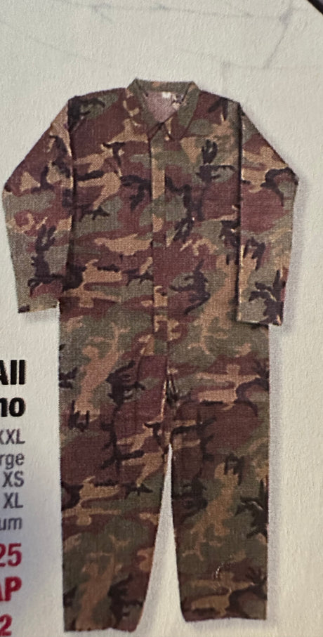 Cam-all Coveralls Camo – XS
