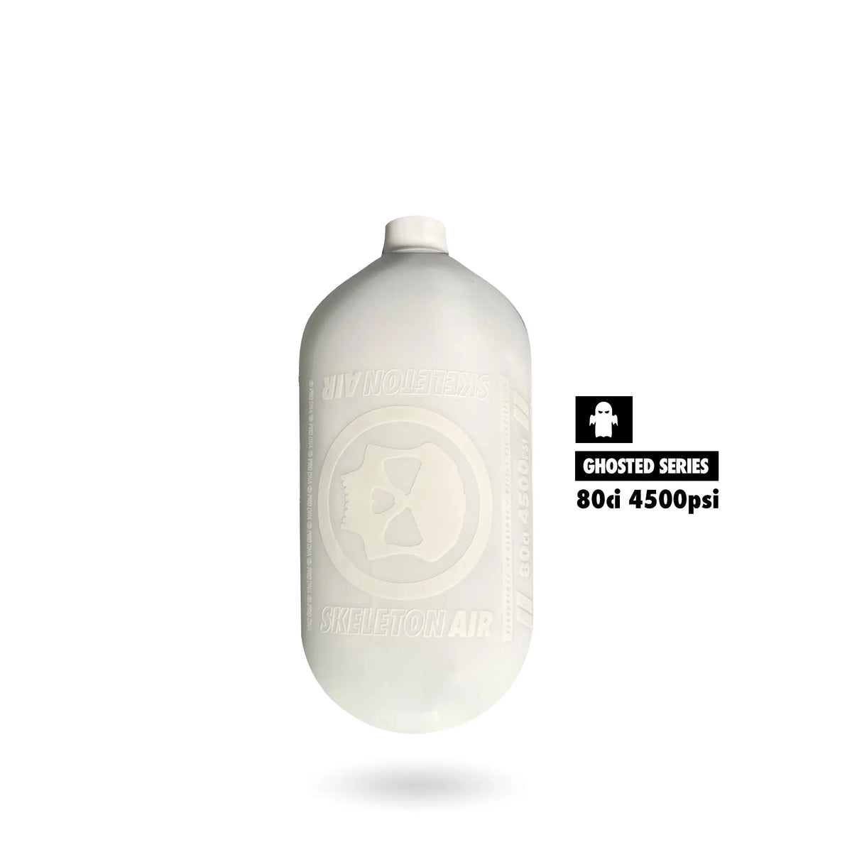 "Skeleton Air" Hyperlight Air Tank 80ci - Ghosted – White — alternate view 6