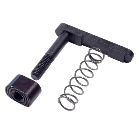 Guntec USA AR-15 Mag Catch Assembly With Extended Mag Button in Black