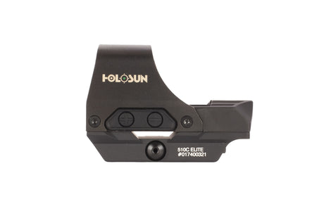 Holosun HE510C-GR Elite Solar Powered Open Reflex Circle Green Dot Sight – Black — alternate view 2