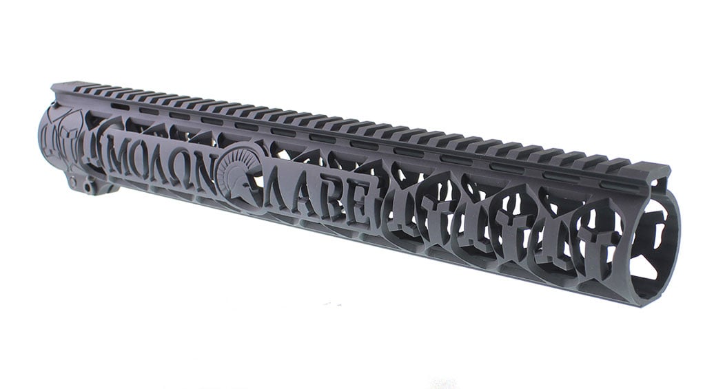 Unique AR Slim Molon Labe AR-15 Handguard – 12" — alternate view 2