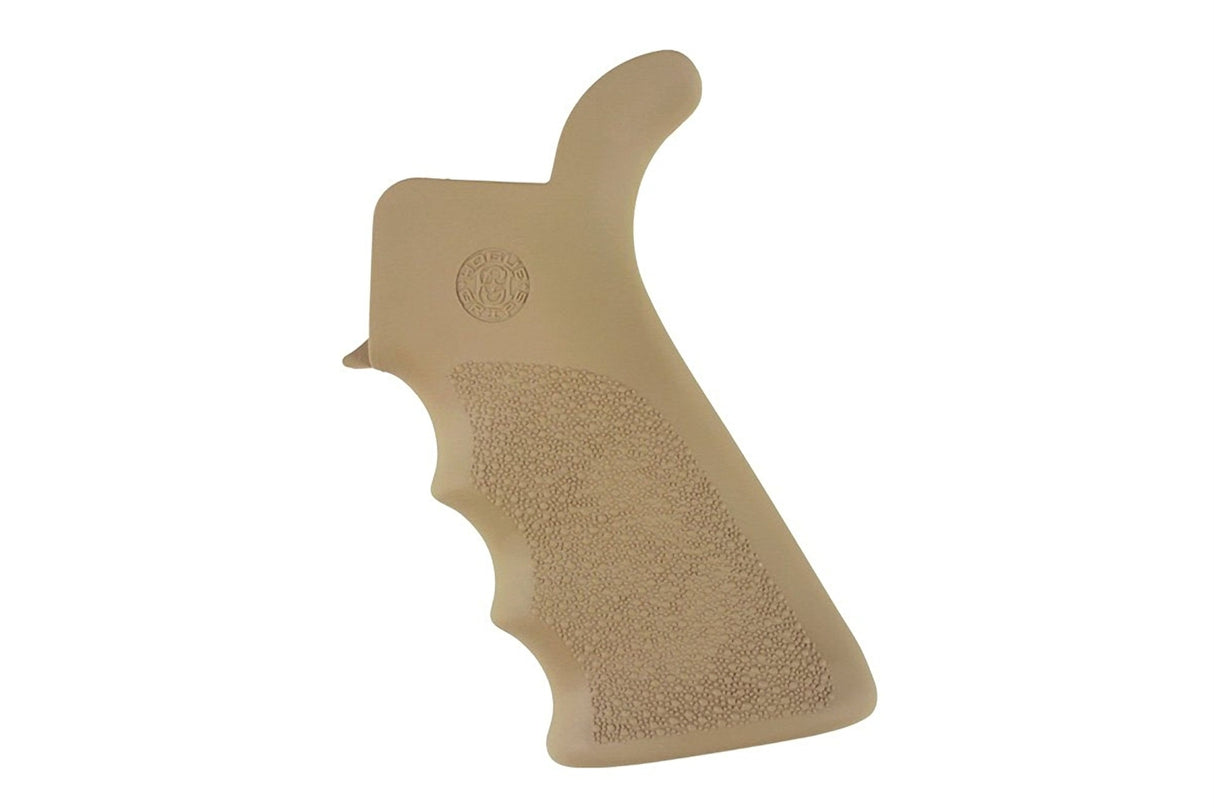 Hogue AR-15/M-16 Rubber Grip Beavertail with Finger Grooves – Olive Drab — alternate view 2