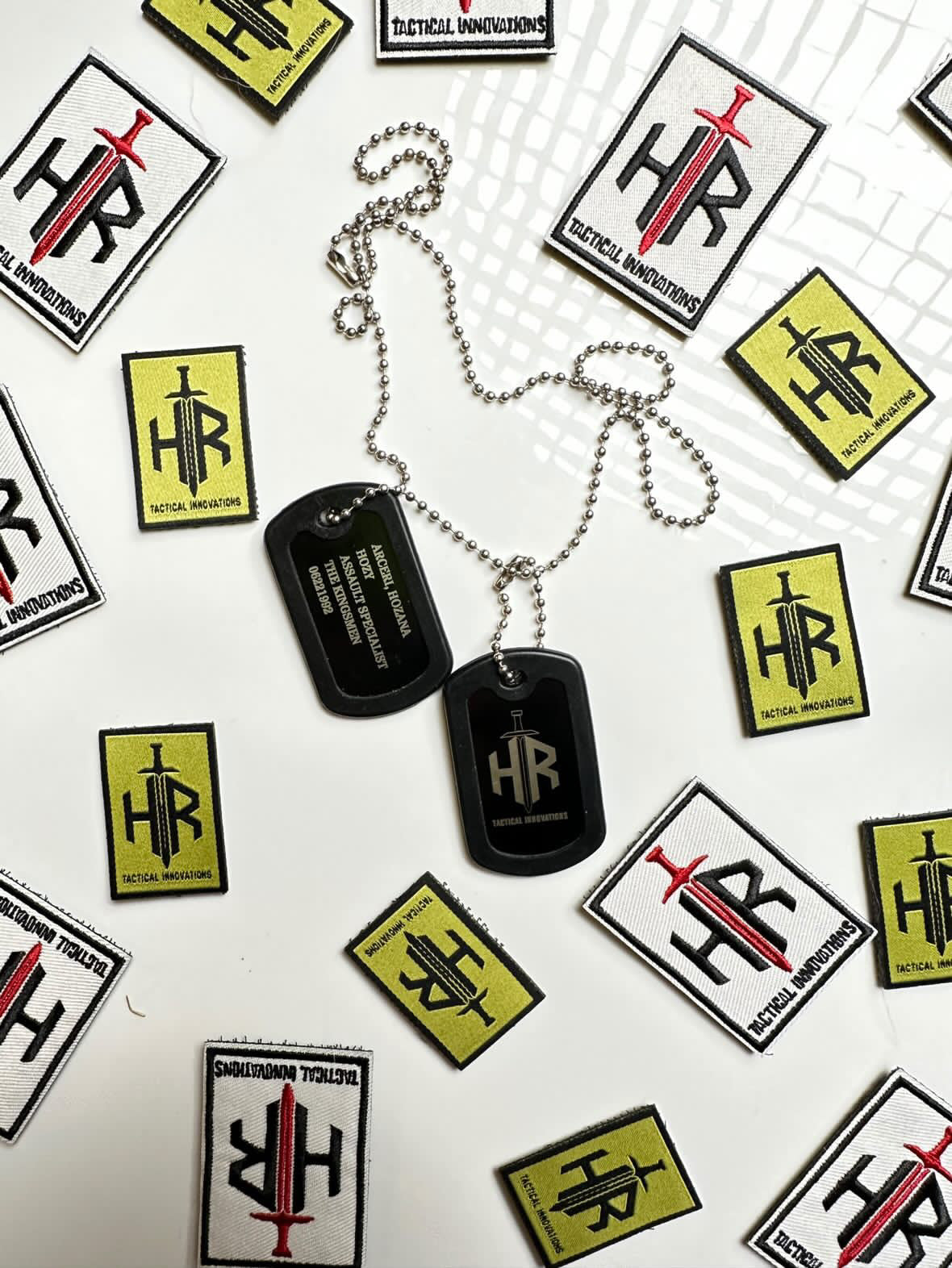 HRTI Custom Dog Tag with Silencers
