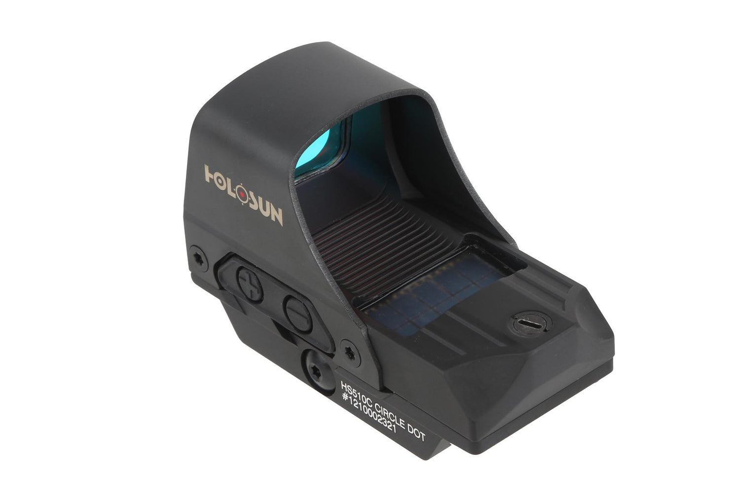 Holosun HS510C Open HUD Solar Powered Reflex Circle Dot Sight – Black — alternate view 2