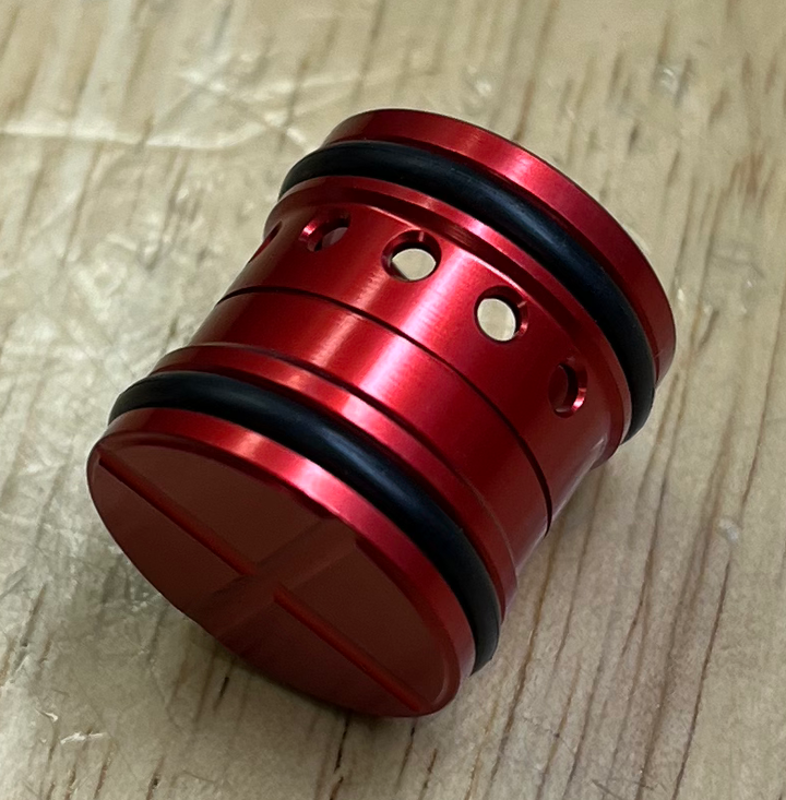 PBG Customs Planet Eclipse EMEK 100/EMF100/GMEK Hellfire Switch Valve (7-10 BPS) - Red — alternate view 2