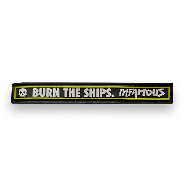 Burn the Ships Long Patch - Black Volt