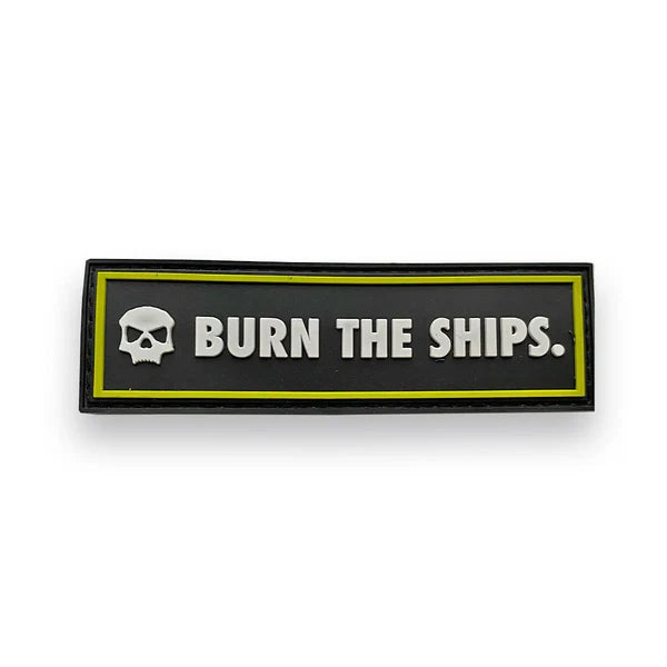 Burn the Ships Mid Patch – Black Volt — alternate view 2