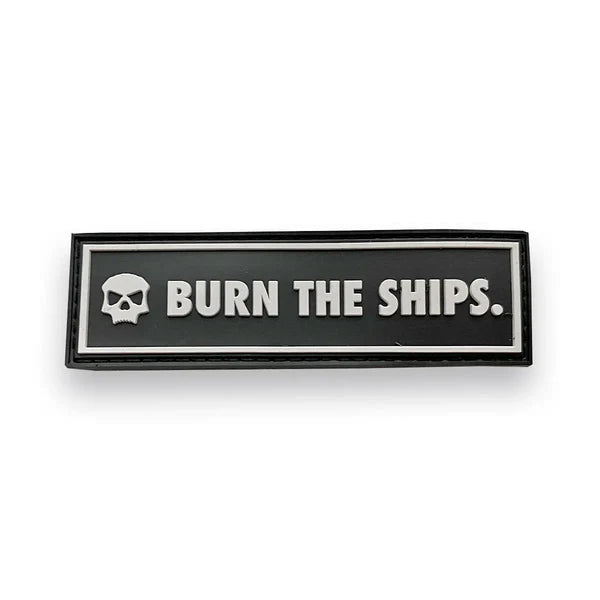 Burn the Ships Mid Patch – Black White