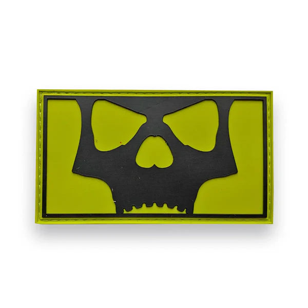 Icon Skull Full Patch – Volt Black — alternate view 2