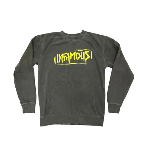 Crew Neck Sweatshirt – Black on Black