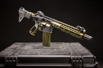 Guntec USA AR-15/LR-308 Extended Mag Catch Release – Bronze — alternate view 4