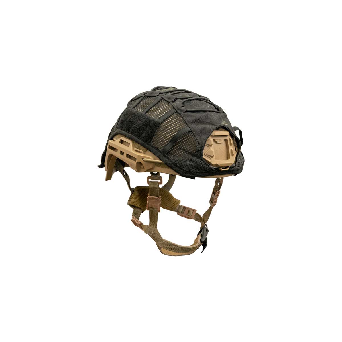HHV ATE® Ballistic Helmet Mesh Covers – Multicam Black — alternate view 2