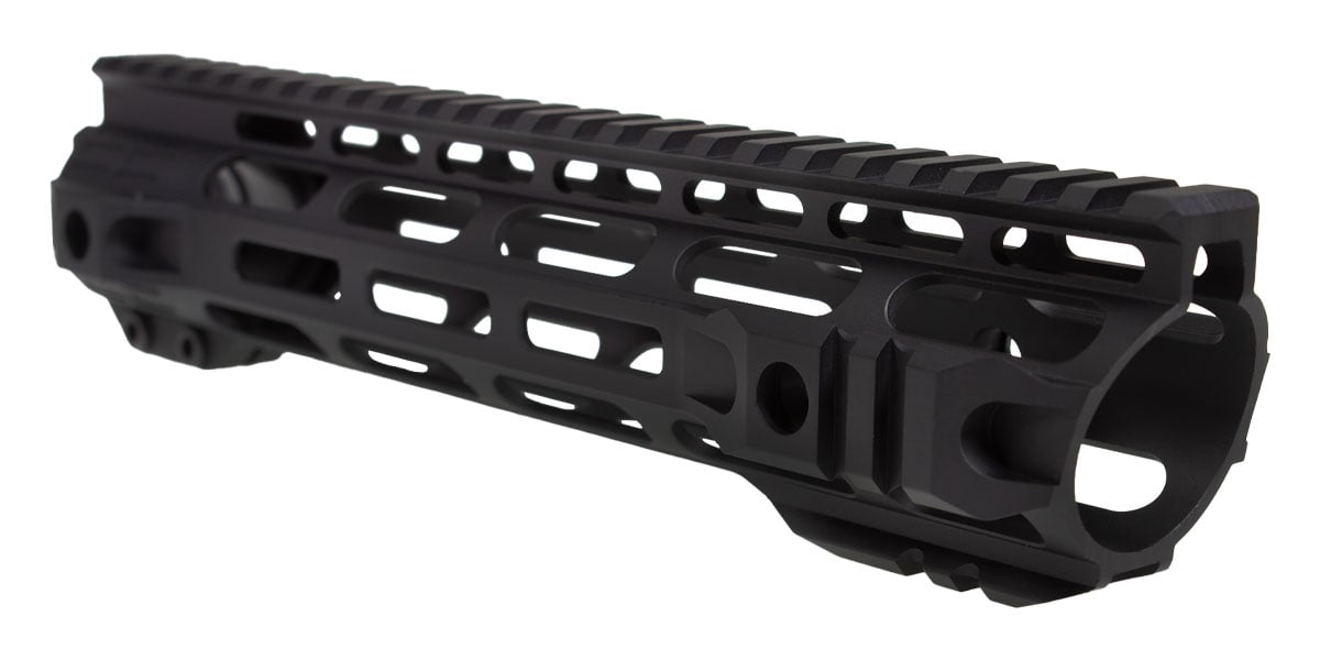 10" "Tone" M-Lok Crescent Slant-Pro Handguard W/Anti-Rotation Tabs