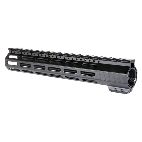 JE Machine AR-15 Ultra-Lightweight Minimalist Handguard 12" - No Anti-Rotation Tabs, M-LOK Compatible — alternate view 4