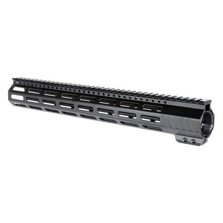 JE Machine AR-15 Ultra-Lightweight Minimalist Handguard 15", No Anti-Rotation Tabs, M-LOK Compatible — alternate view 4
