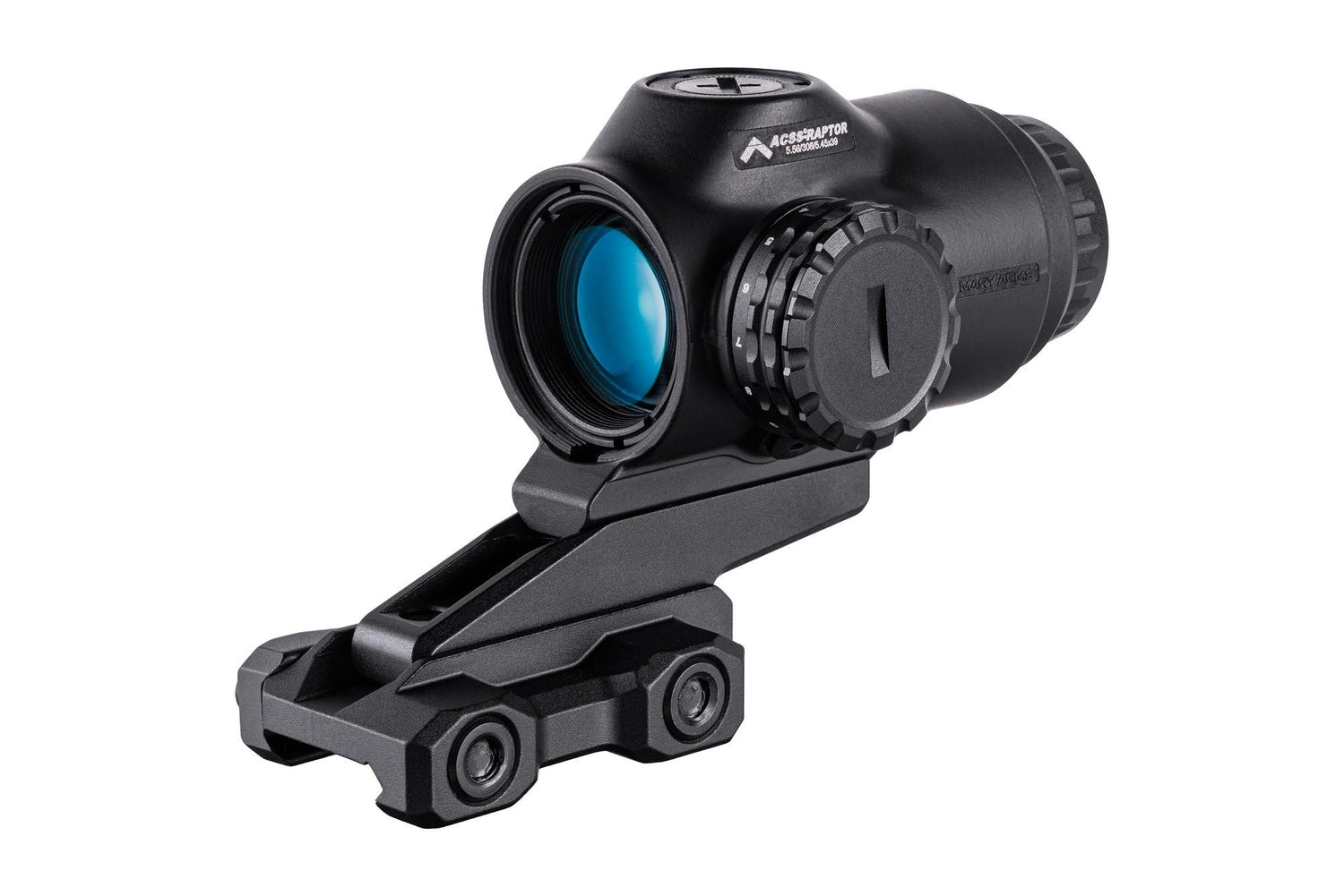 Primary Arms SLx 3X MicroPrism™ Scope - Red Illuminated ACSS Raptor Reticle - 5.56 / .308 - Yard – Flat Dark Earth — alternate view 2