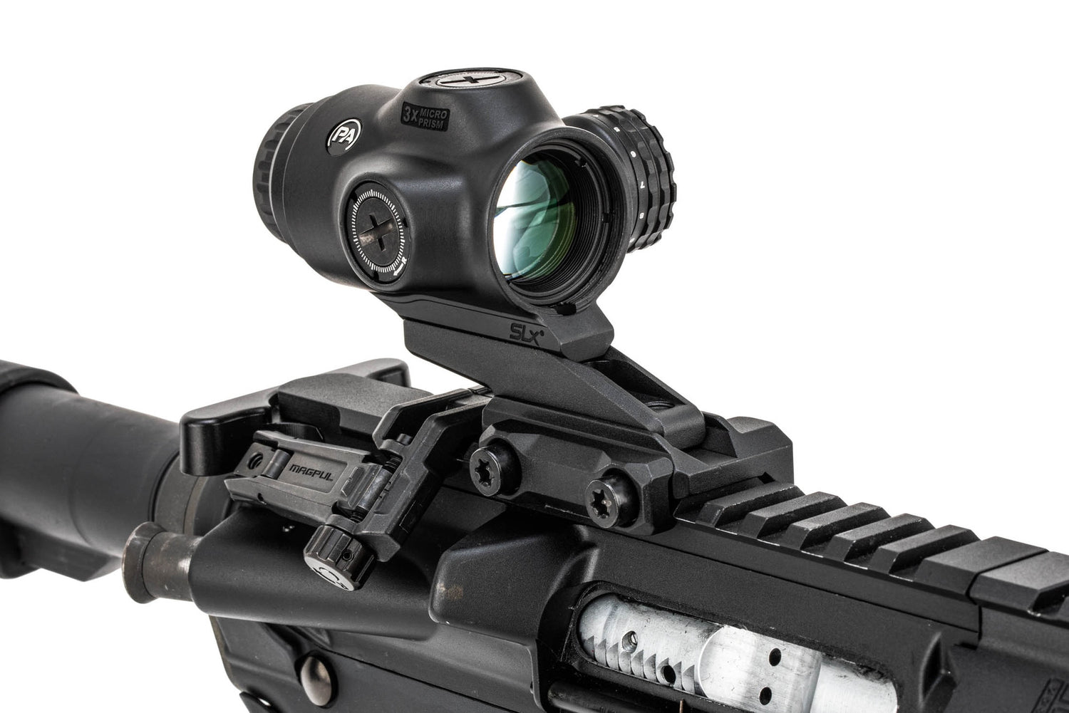 Primary Arms SLx 3X MicroPrism™ Scope - Red Illuminated ACSS Raptor Reticle - 5.56 / .308 - Yard — alternate view 5
