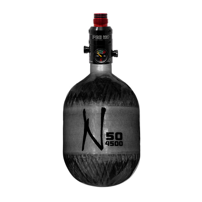Lite Carbon Fiber Air Tank - 50/4500 – Ultralite Aluminum Bonnet Regulator SLP — alternate view 3