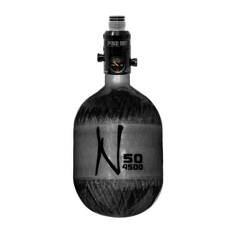 Lite Carbon Fiber Air Tank - 50/4500 – Ultralite Aluminum Bonnet Regulator — alternate view 2