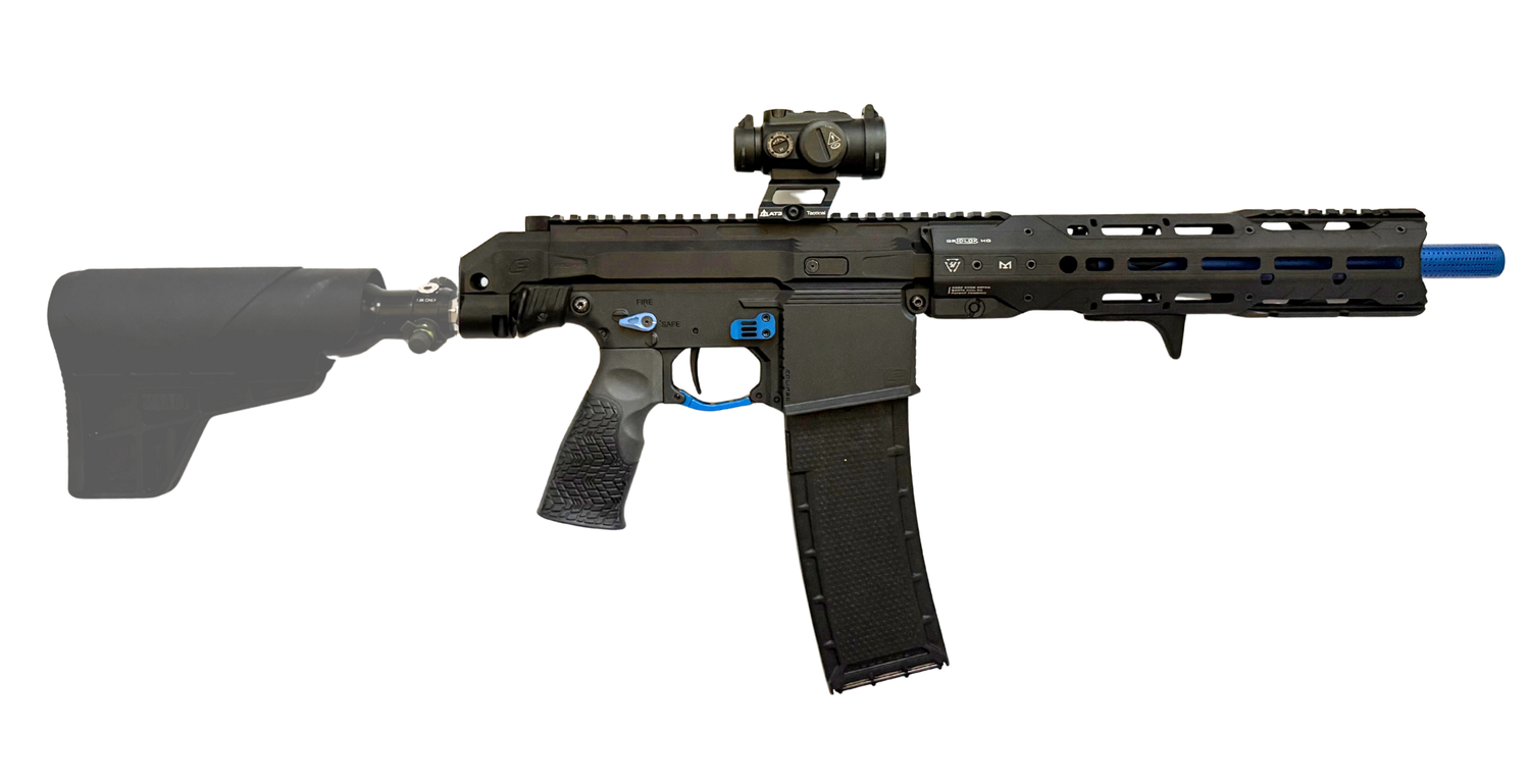Planet Eclipse EMF200 Nightmare PB Edition Complete Kit Bundle with 13ci and First Strike Vise Stock - Right Model