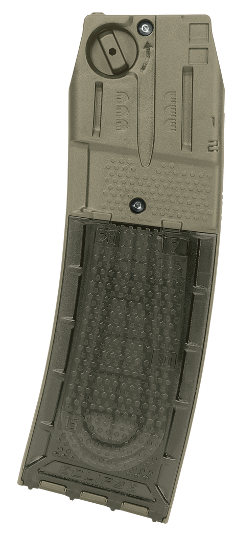 Planet Eclipse CF20 Pro Magazine Flat Dark Earth - front view