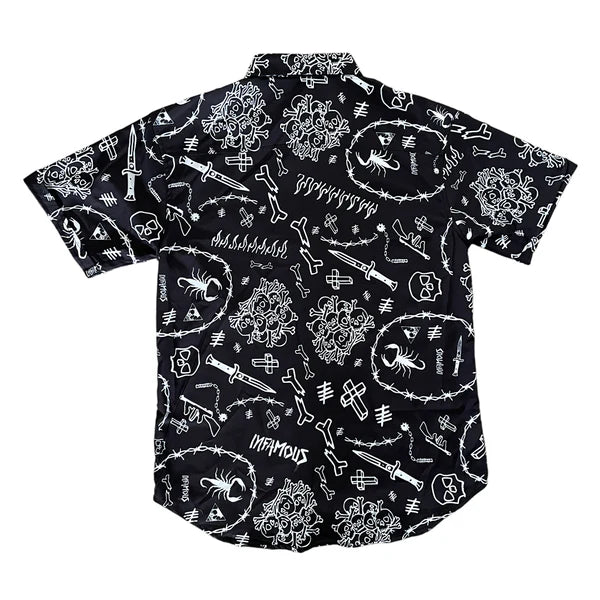 Dryfit Button Down Shirt – Sinaloa Sniper — alternate view 3