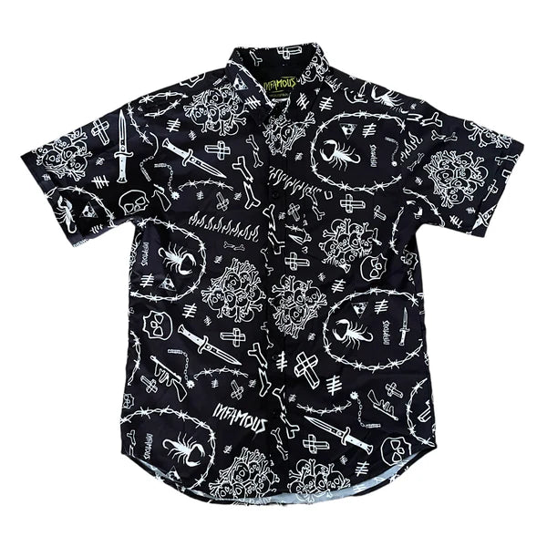 Dryfit Button Down Shirt – Sinaloa Sniper — alternate view 2