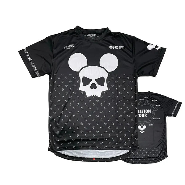 Dryfit Shirt - Skull Mouse – White